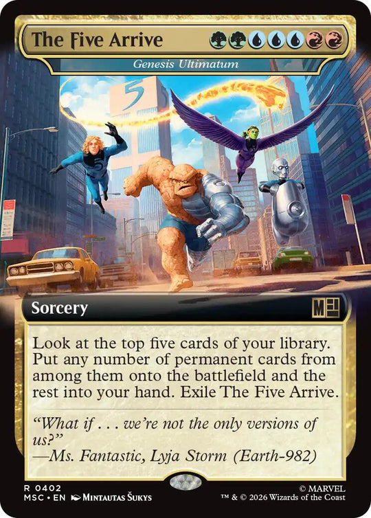 The Five Arrive - Genesis Ultimatum (Extended Art)