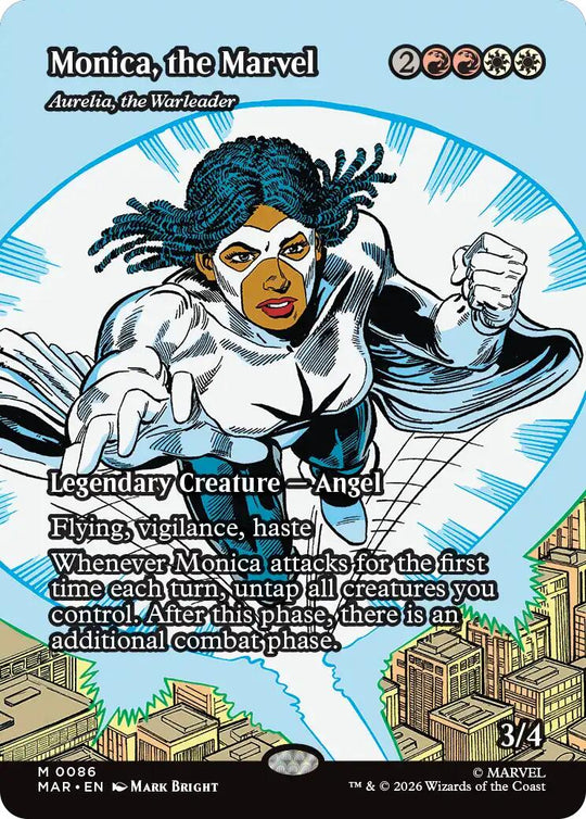 Monica, the Marvel - Aurelia, the Warleader (Borderless)