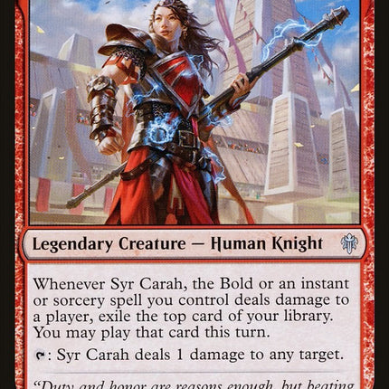 Syr Carah, the Bold