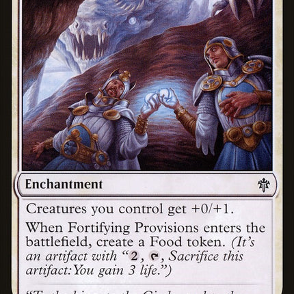 Fortifying Provisions