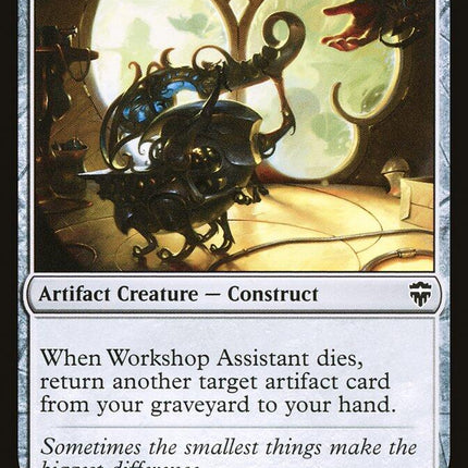 Workshop Assistant [CMR - 348]