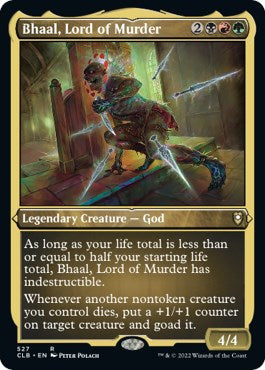 Bhaal, Lord of Murder (Foil Etched) [CLB - 527]