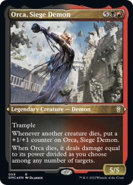 Orca, Siege Demon (Foil Etched) [DMC - 59]