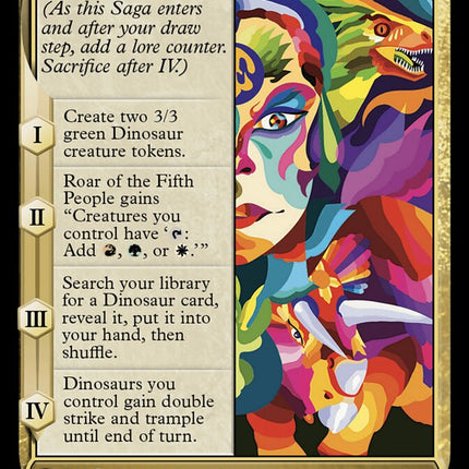 Huatli, Poet of Unity (Borderless) (Back)