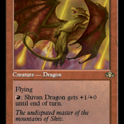 Shivan Dragon (Retro Frame)