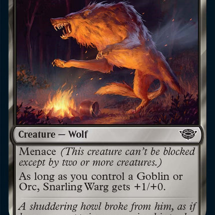 Snarling Warg