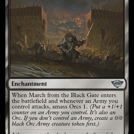 March from the Black Gate