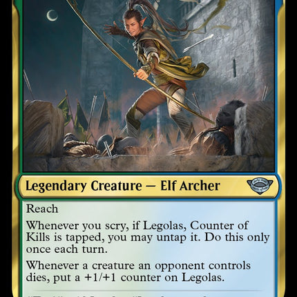 Legolas, Counter of Kills