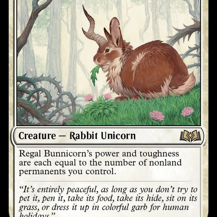 Regal Bunnicorn [WOE - 25]