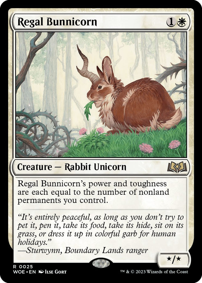 Regal Bunnicorn [WOE - 25]