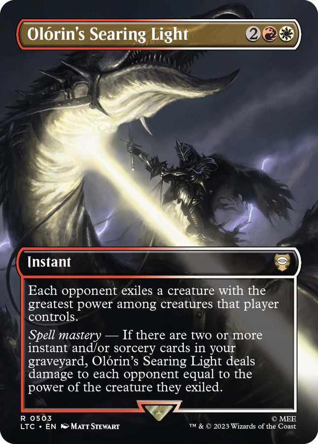 Olorin's Searing Light (Borderless)