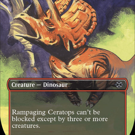Rampaging Ceratops (Borderless) (Normal)
