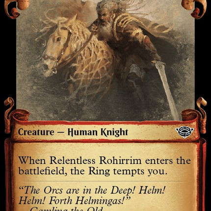 Relentless Rohirrim (Showcase Scrolls)
