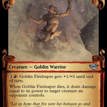 Goblin Fireleaper (Showcase Scrolls)