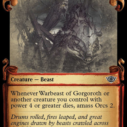 Warbeast of Gorgoroth (Showcase Scrolls)