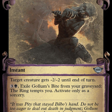 Gollum's Bite (Showcase Scrolls)