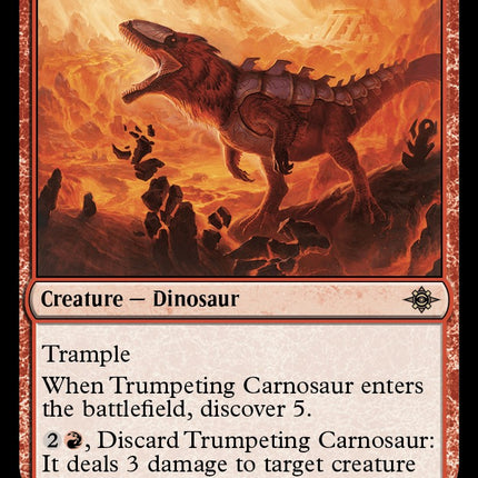 Trumpeting Carnosaur