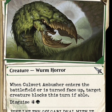 Culvert Ambusher (Showcase)