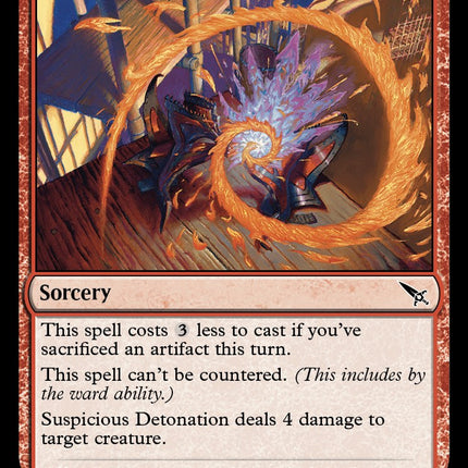 Suspicious Detonation