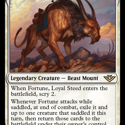 Fortune, Loyal Steed