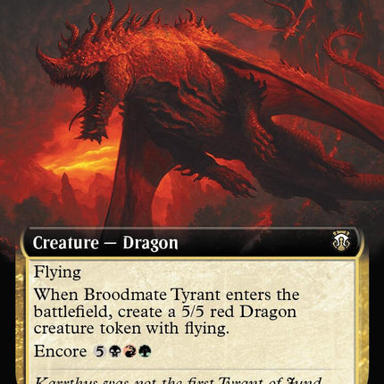 Broodmate Tyrant (Extended Art)
