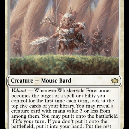 Whiskervale Forerunner