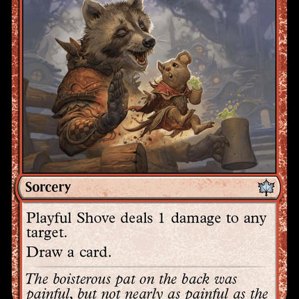 Playful Shove