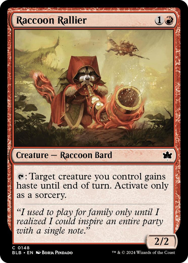 Raccoon Rallier [BLB - 148]