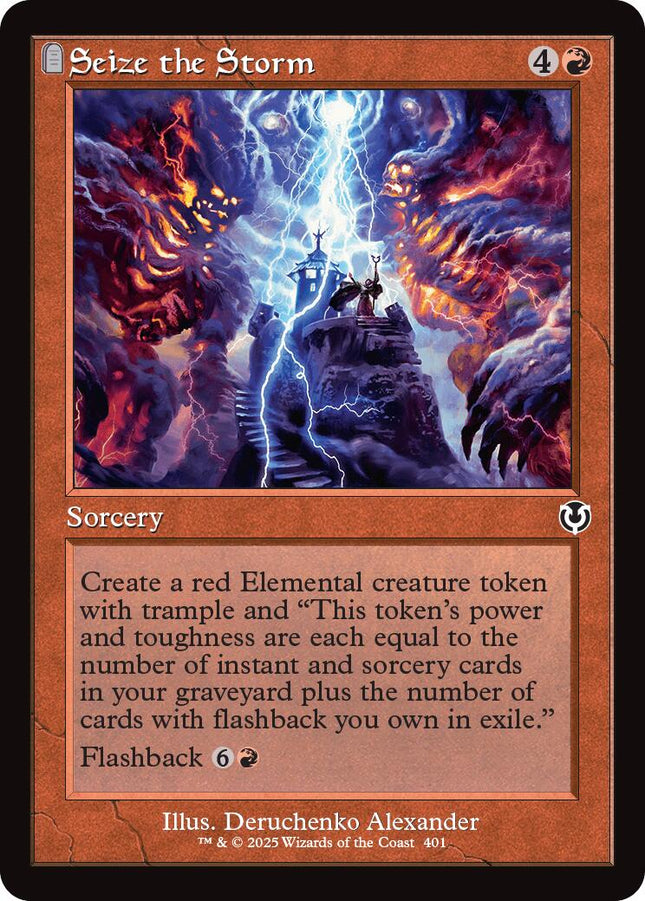 Seize the Storm (Retro Frame) [INR - 401]