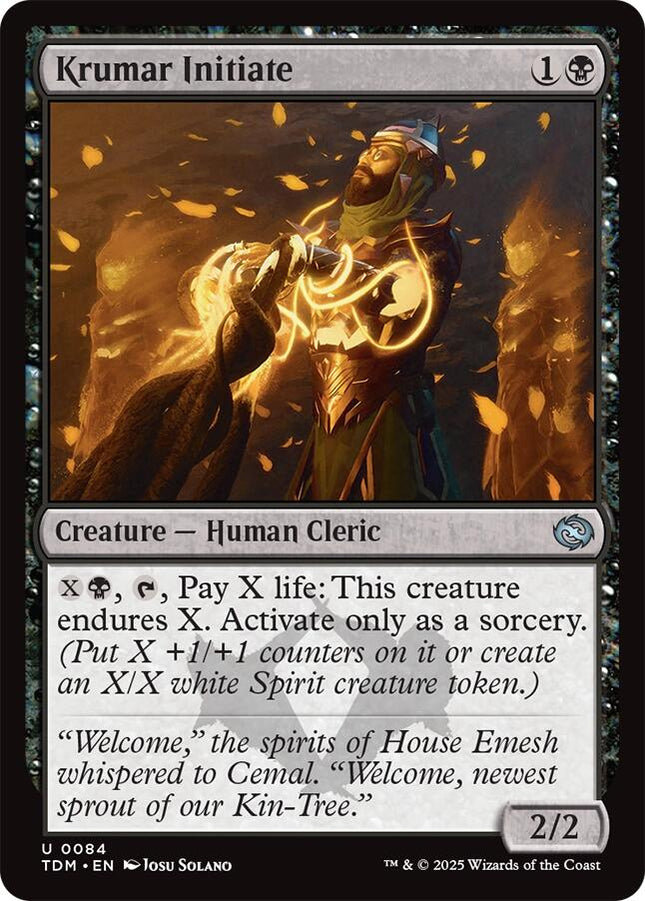 Krumar Initiate [TDM - 84]