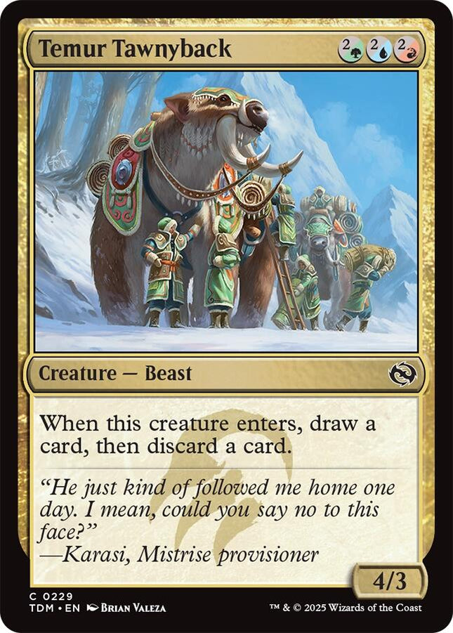 Temur Tawnyback [TDM - 229]