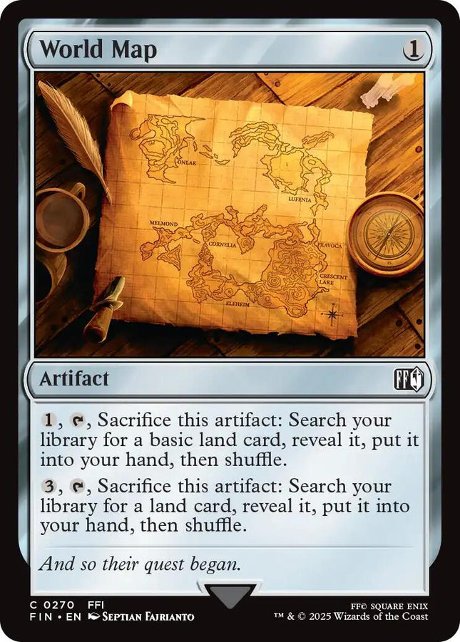 World Map [FIN - 270]