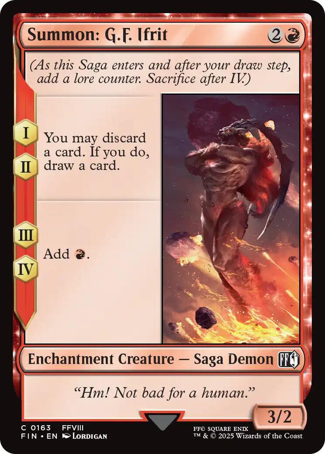 Summon: G.F. Ifrit [FIN - 163]