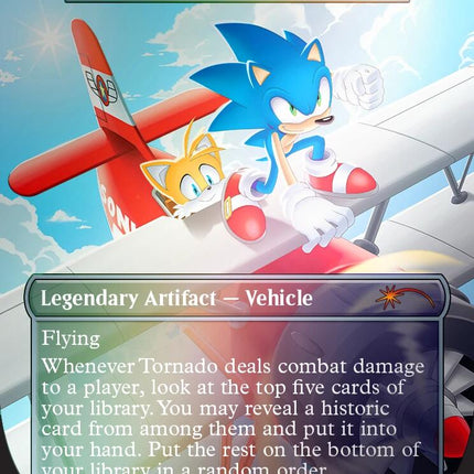 Tornado, Sonic's Biplane - Weatherlight (Rainbow Foil)