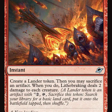 Lithobraking