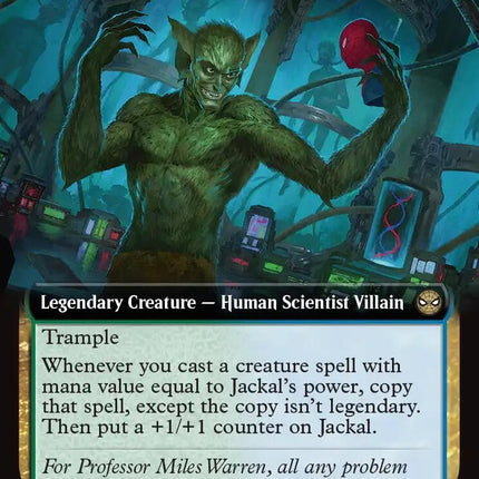 Jackal, Genius Geneticist (Extended Art)