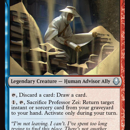 Professor Zei, Anthropologist
