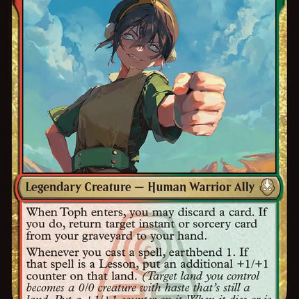Toph, Hardheaded Teacher
