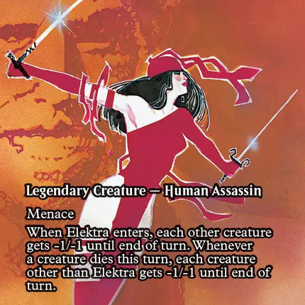 Elektra, Deadly Assassin - Massacre Girl (Borderless)