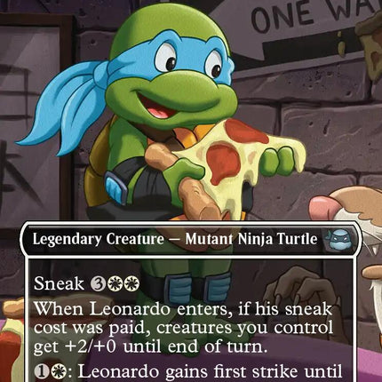Leonardo, Leader in Blue (Borderless)