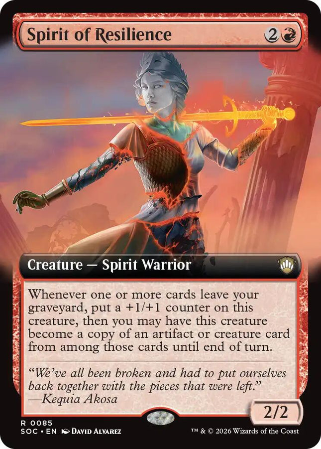 Spirit of Resilience (Extended Art)
