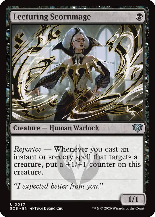 Lecturing Scornmage