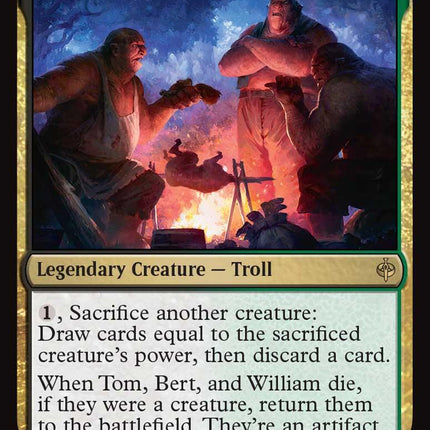 Tom, Bert, and William