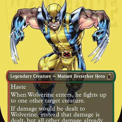 Wolverine, Fierce Fighter (Borderless)