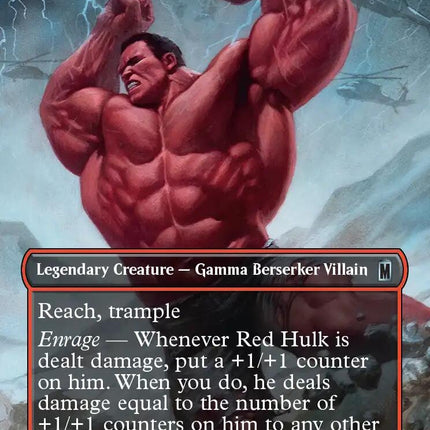 Red Hulk (Borderless)