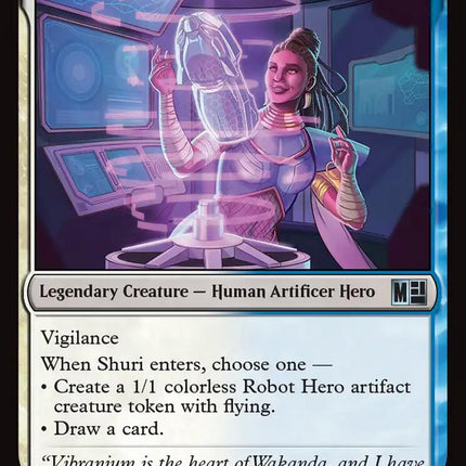 Shuri, Vibranium Technologist