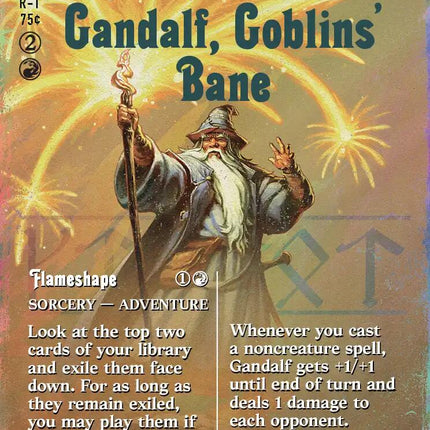 Gandalf, Goblins' Bane (Borderless) (Surge Foil)