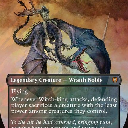 Witch-king, Bringer of Ruin (Borderless) (Surge Foil)