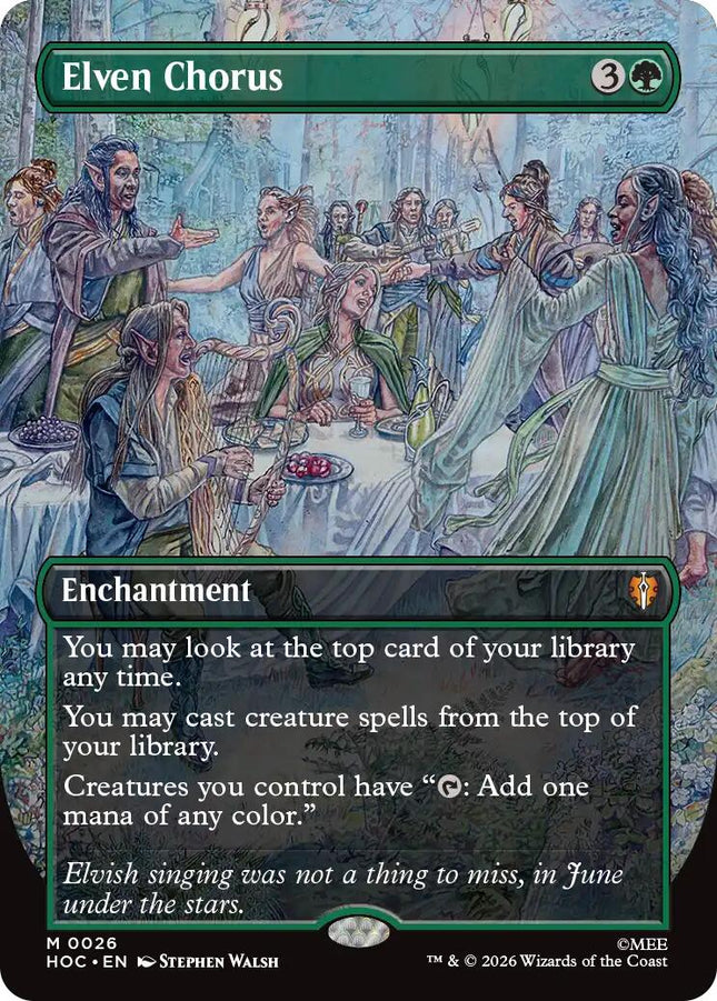 Elven Chorus (Borderless)