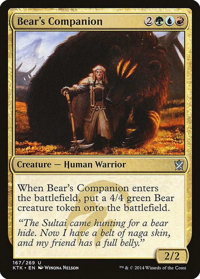 Bear's Companion [KTK - 167]